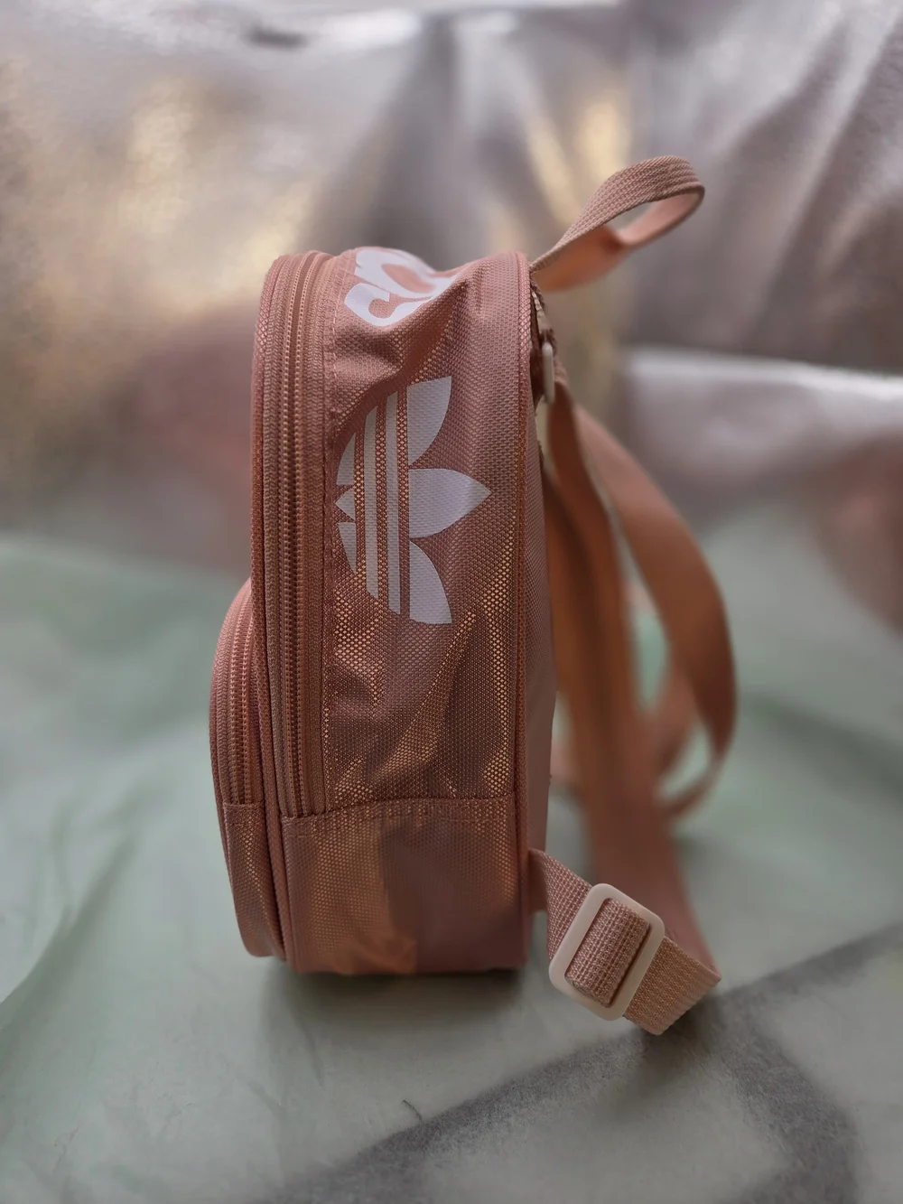 adidas Trefoil Mini Backpack in Blush Pink